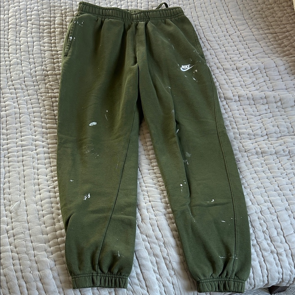 Nike Kids Olive Green Sweatpants